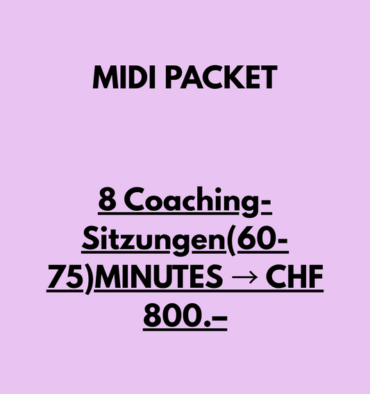 8 Online Coaching-Sitzungen → CHF 800.–